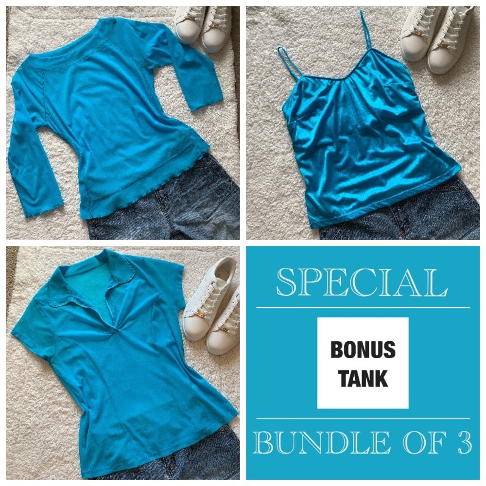 SOLD 🆓 EUC Vintage Suzanne’s Breezy Blue Bonus Bundle!